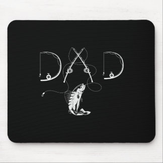 Tapis De Souris Hommes Femmes Pêcheur Papa Pêcheur Amateur Poisson