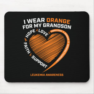 Tapis De Souris Hommes Je Porte De L'Orange Pour Mon Grand-Fils Le