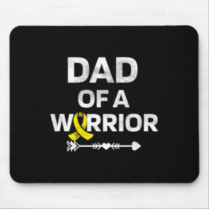 Tapis De Souris Hommes Papa D'Un Guerrier DIPG Sensibilisation L'E