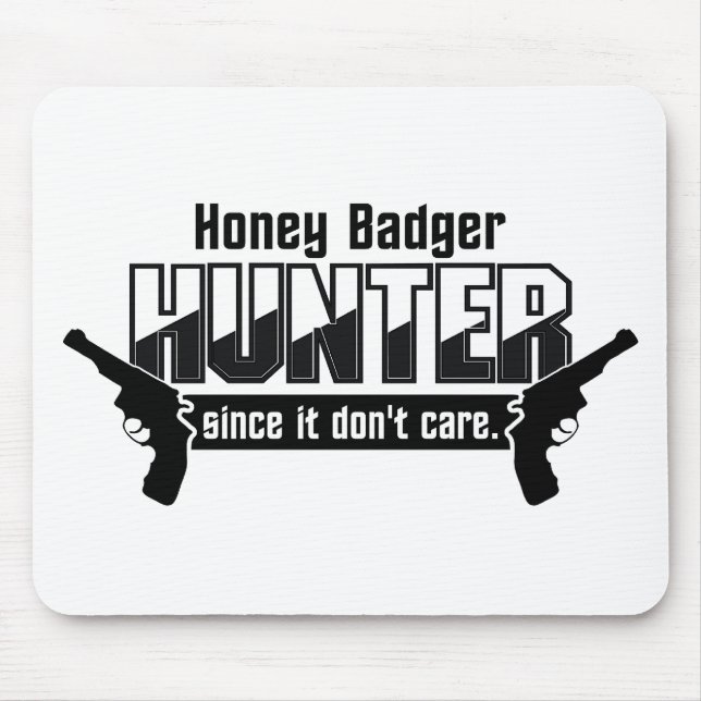 Tapis De Souris Honey Badger Hunter mousepad personnalisé (Devant)