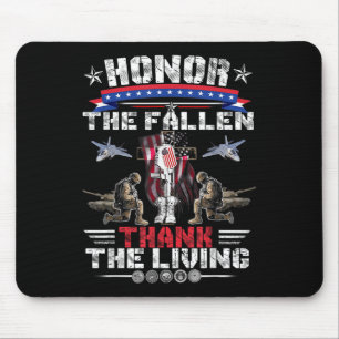 Tapis De Souris Honneur Les Fallen Merci Vet Living Memorial Day