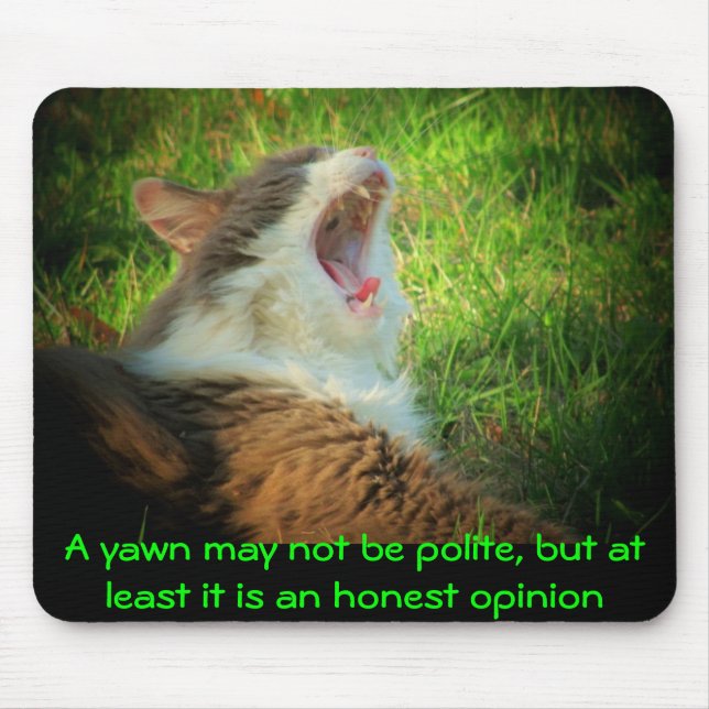 Tapis De Souris Honte opinion yawn (Devant)