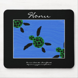 Tapis De Souris Honu Seaturtle hawaïen Mousepad