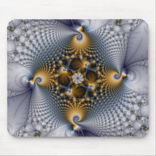 Tapis De Souris Hooked And Netted - Fractal