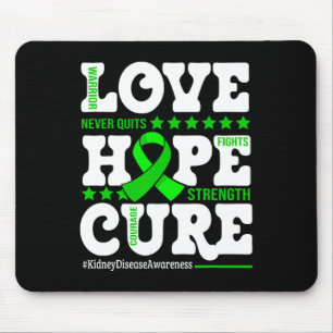Tapis De Souris Hope Cure Warrier Kidney Disease Awareness Support
