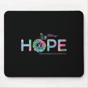 Tapis De Souris HOPE Papillon Métastatique Sensibilisation au canc