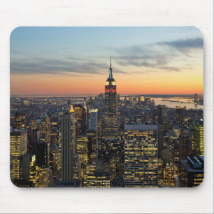 Tapis De Souris Horizon d'aube de New York
