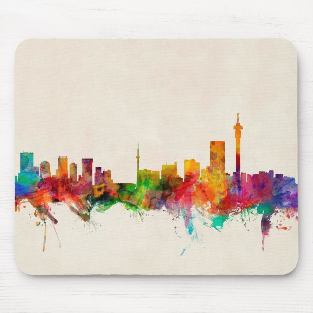 Tapis De Souris Horizon de Johannesburg Afrique du Sud (Devant)