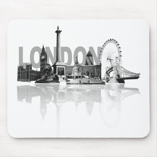 Tapis De Souris Horizon de Londres (Devant)