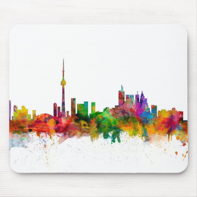 Tapis De Souris Horizon de Toronto Canada (Devant)