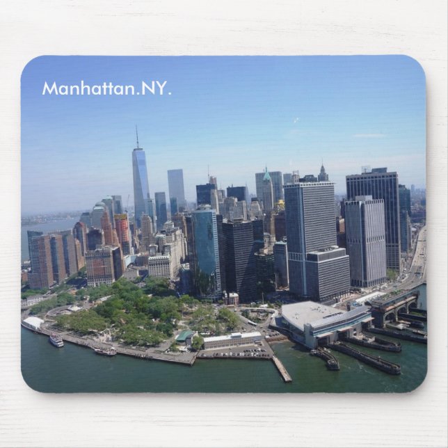Tapis De Souris Horizon New York de Manhattan (Devant)