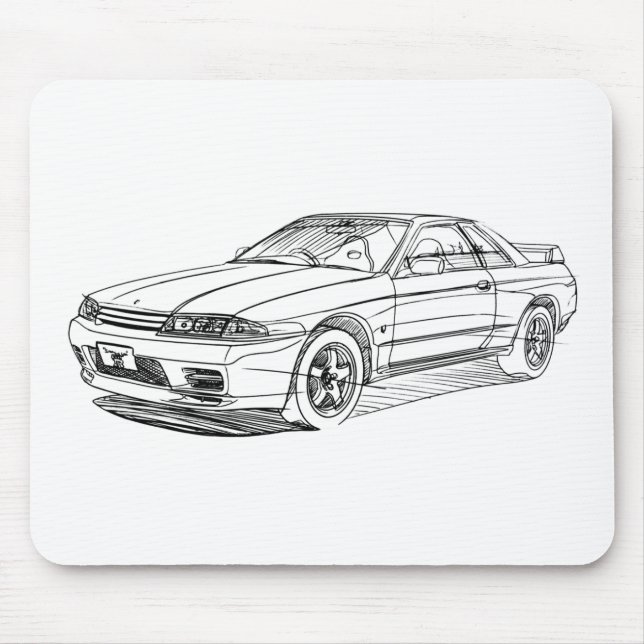 Tapis De Souris Horizon R32 GTR de NIS (Devant)