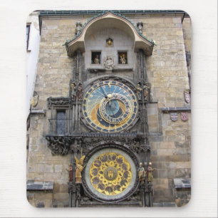 Tapis De Souris Horloge astronomique ou Prague Orloj