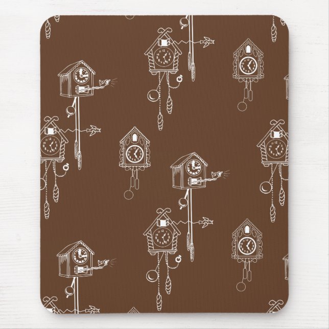 Tapis De Souris Horloges de coucou Mousepad (Devant)
