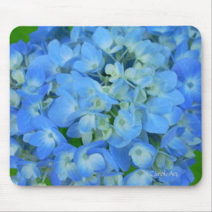 Tapis De Souris Hortensias bleus électriques
