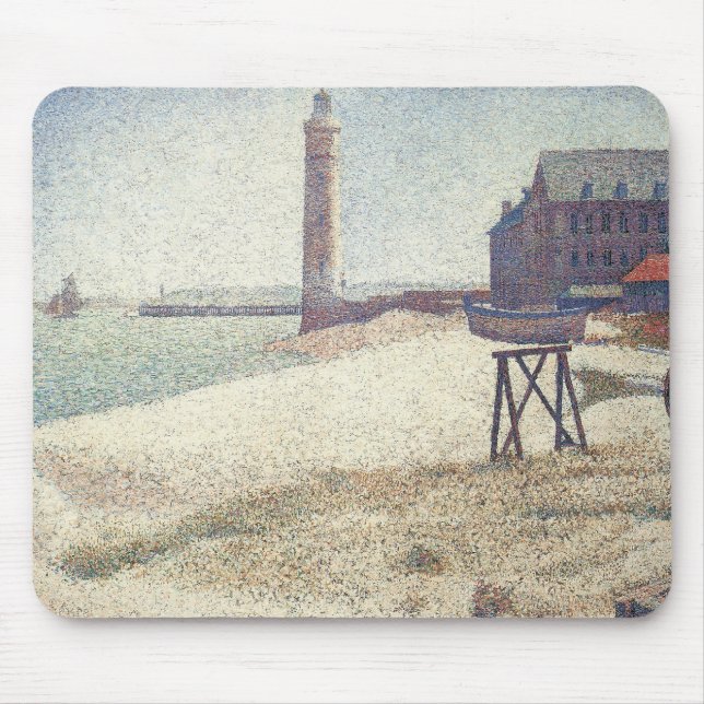 Tapis De Souris Hospice et phare, Honfleur par Georges Seurat (Devant)