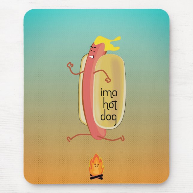 Tapis De Souris Hot Dog Oe Devil (Devant)