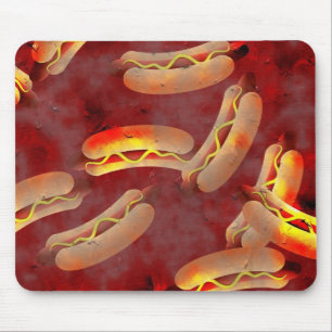 Tapis De Souris Hot dogs grunges