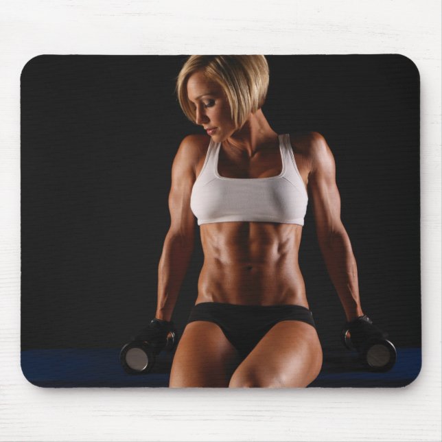 Tapis De Souris Hot Femme Fitness Girls (Devant)