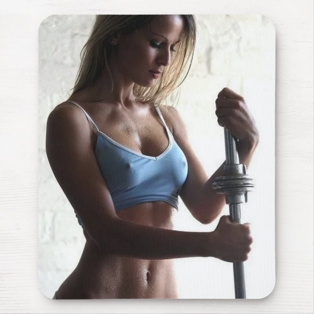 Tapis De Souris Hot Femme Fitness Girls (Devant)