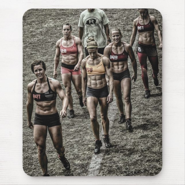 Tapis De Souris Hot Femme Fitness Girls (Devant)