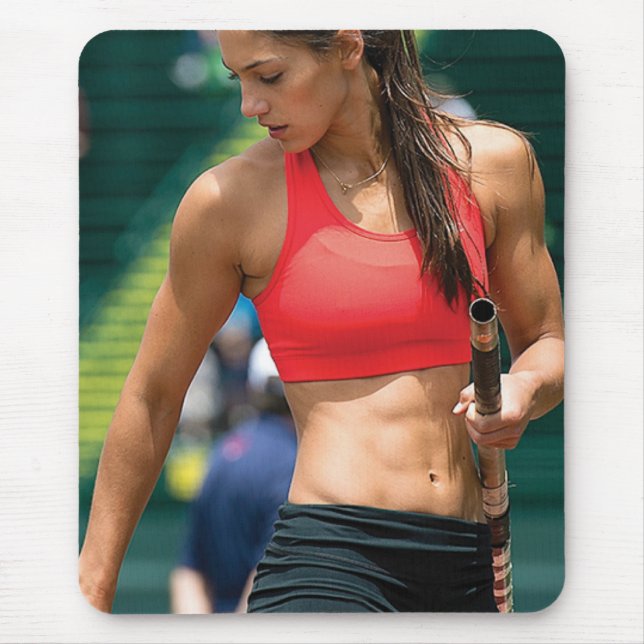 Tapis De Souris Hot Femme Fitness Girls (Devant)
