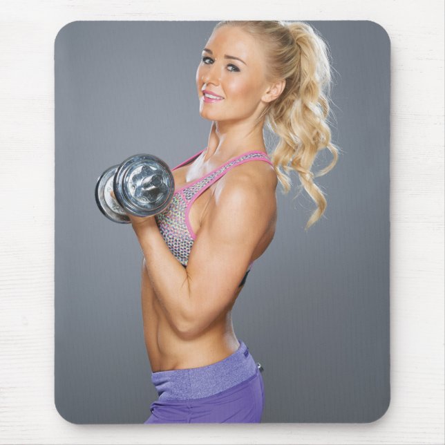Tapis De Souris Hot Femme Fitness Girls (Devant)