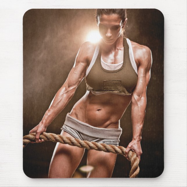 Tapis De Souris Hot Femme Fitness Girls (Devant)