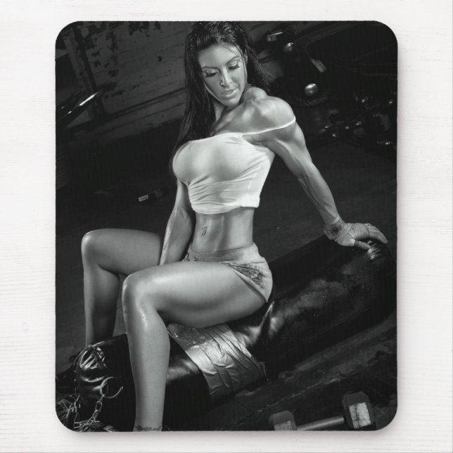 Tapis De Souris Hot Femme Fitness Girls (Devant)