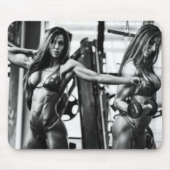 Tapis De Souris Hot Femme Fitness Girls (Devant)