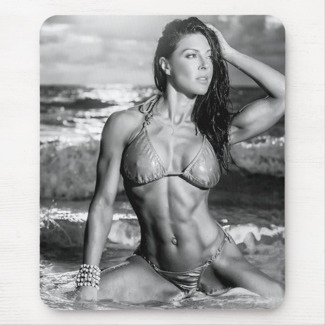 Tapis De Souris Hot Femme Fitness Girls (Devant)