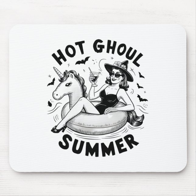 Tapis De Souris Hot Ghoul Été Drôle Halloween Costumes de tenue (Devant)