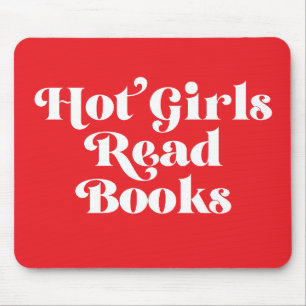 Tapis De Souris Hot Girls Lire des livres