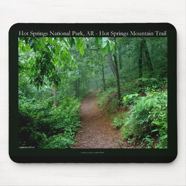 Tapis De Souris Hot Springs National Park, AR Fading Fog Gifts (Devant)