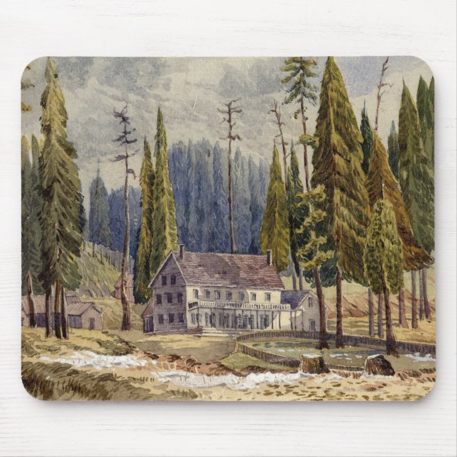Tapis De Souris Hôtel au verger des arbres de Mamoth (Devant)