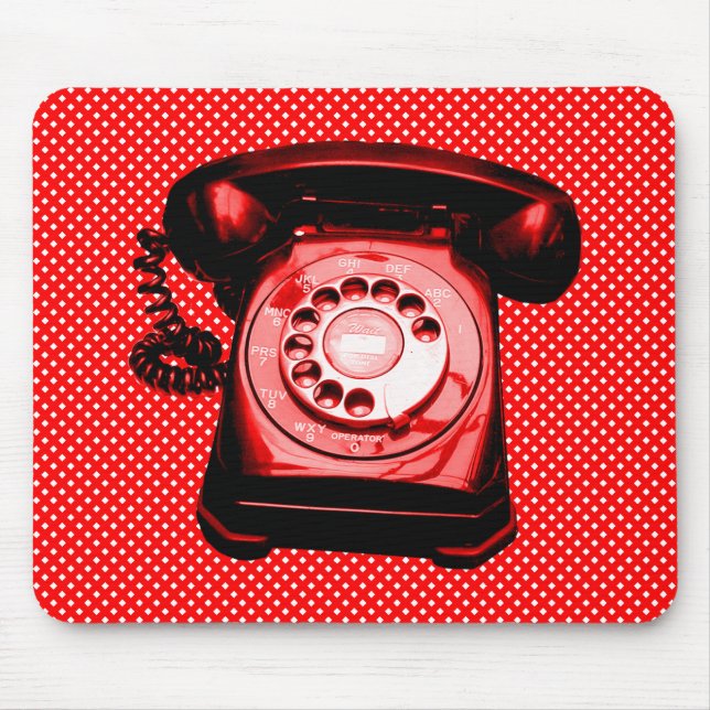 Tapis De Souris Hotline - Motif Red Net (Devant)