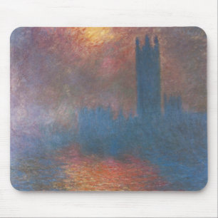 Tapis De Souris Houses of Parliament, Londres par Claude Monet