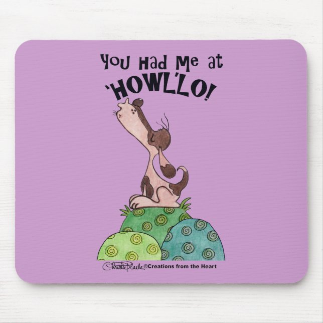 Tapis De Souris Howler Dog (Devant)