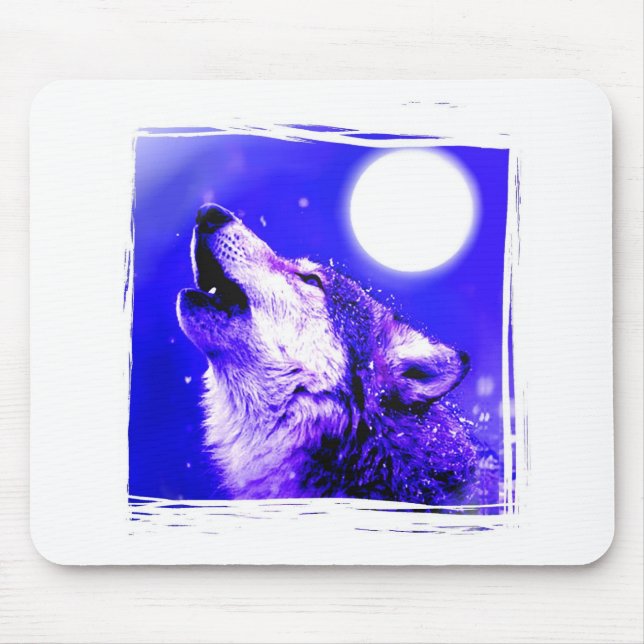 Tapis De Souris Howling Wolf (Devant)