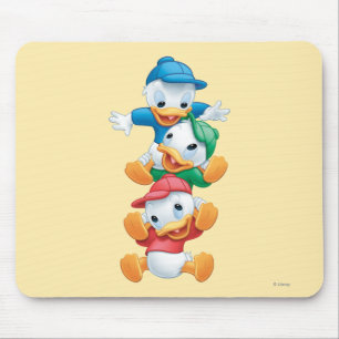 Tapis De Souris Huey, Dewey et Louie empilé
