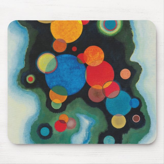 Tapis De Souris Huile Abstraite de Kandinsky Deepened Impulse sur  (Devant)