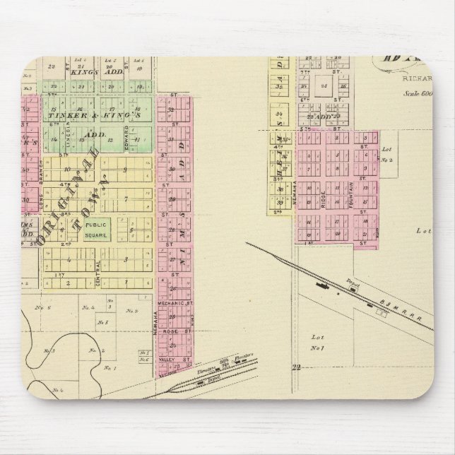 Tapis De Souris Humboldt et Dawson (Nebraska) (Devant)