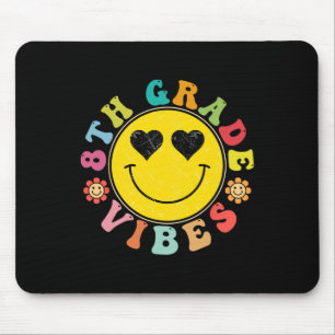 Tapis De Souris Humeur de 8e année visage heureux cadeau sourire r