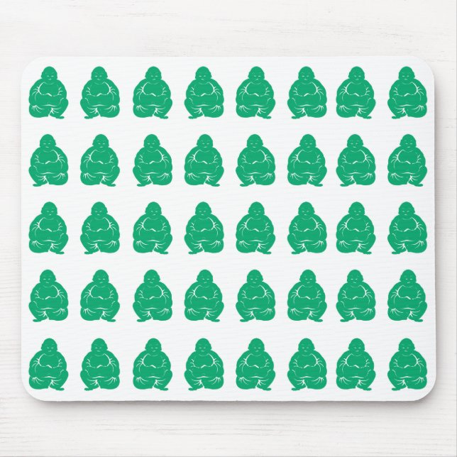 Tapis De Souris Humeurs asiatiques de jade Bouddha Garçons (Devant)