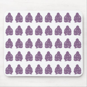 Tapis De Souris Humeurs asiatiques violettes Bouddha garçons