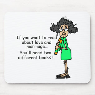 Tapis De Souris Humour d'amour et de mariage