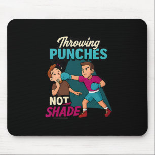 Tapis De Souris Humour de boxe des arts martiaux Jeu de punches De