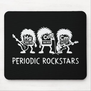 Tapis De Souris Humour de chimie des Rockstars périodiques