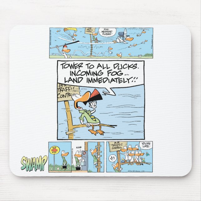 Tapis De Souris Humour de contrôleurs de la navigation aérienne (Devant)