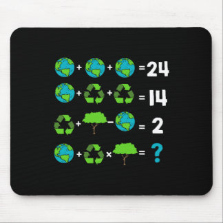 Tapis De Souris Humour De L'Enseignant Math Jour De La Terre Ordre